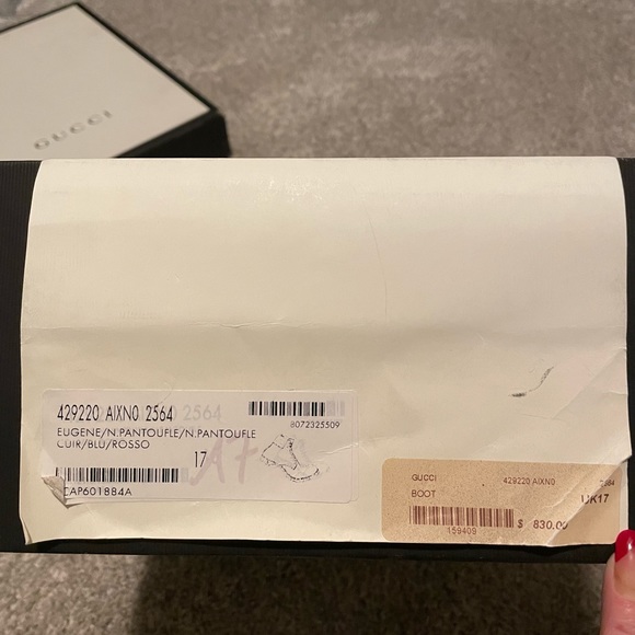 Men’s size 17 Gucci boots never worn no tags - Picture 4 of 4